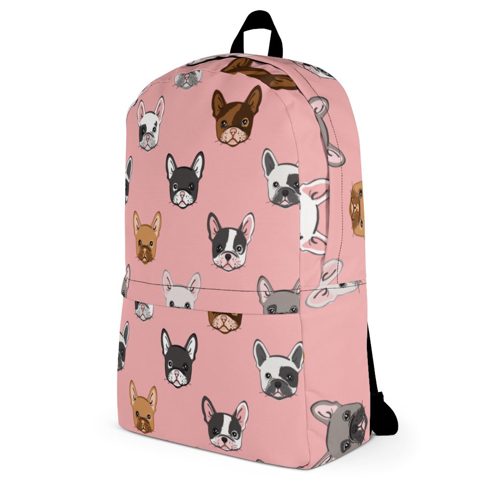 Frenchie Backpack - Baby Pink 