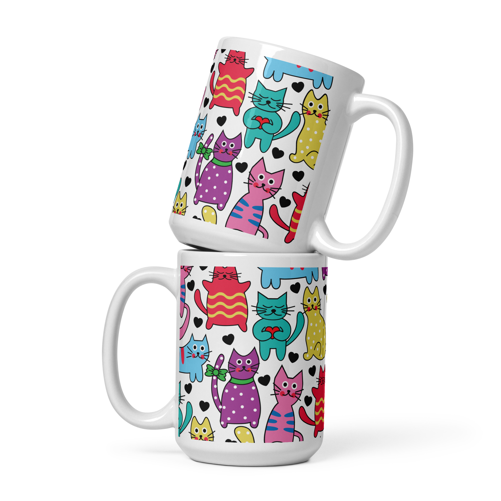 Colorful Cats Mug