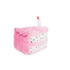 Pink Birthday Cake Dog Toy
