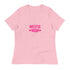Westie Mom Relaxed T-Shirt Pink S 