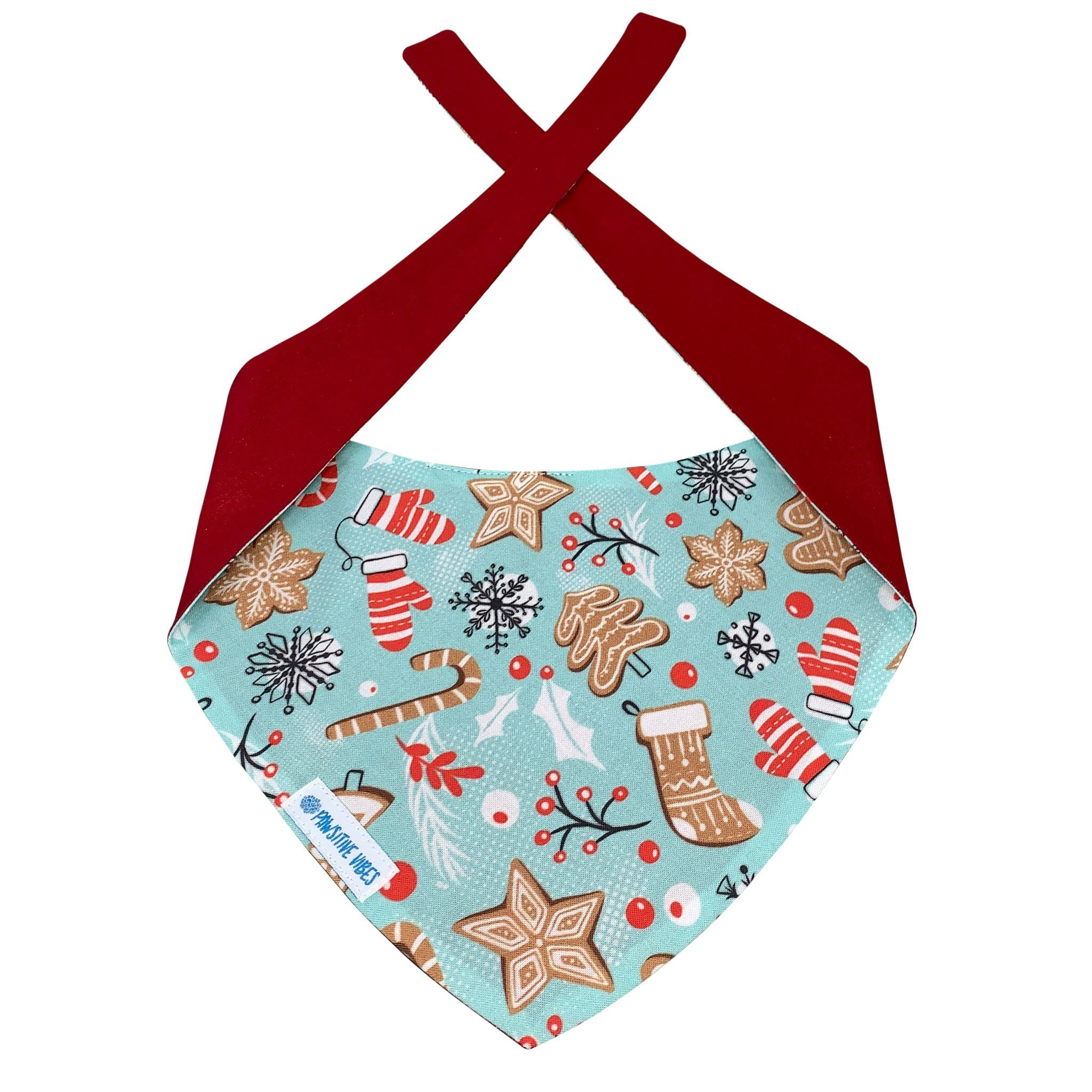 holiday themed dog bandana