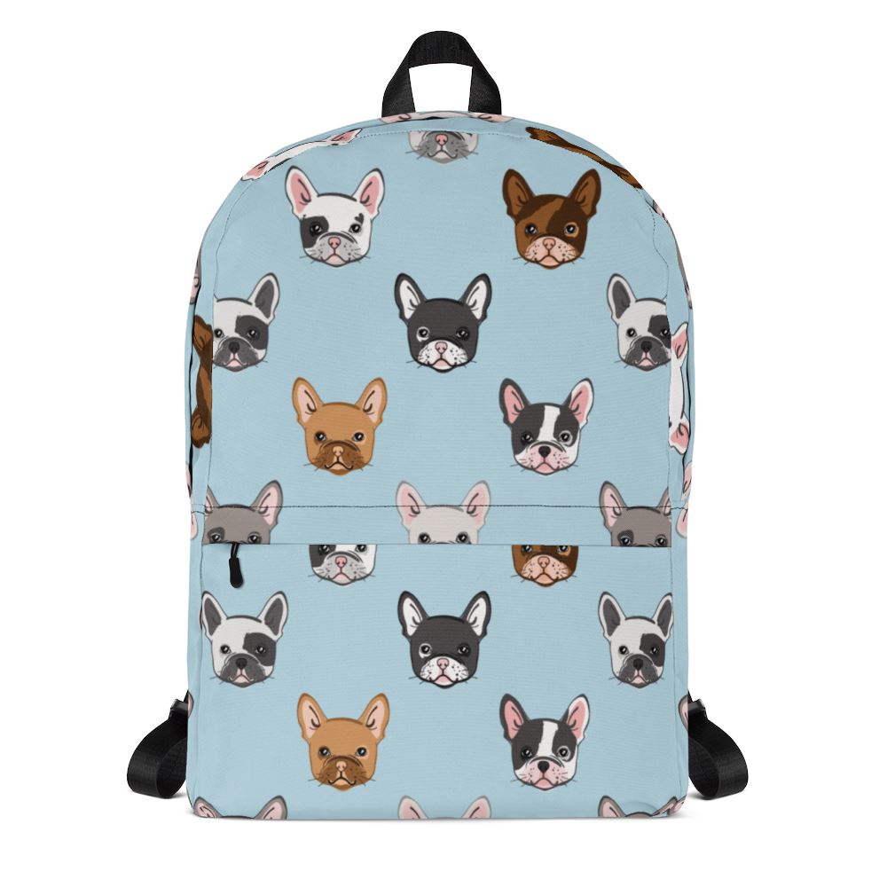 Frenchie Backpack - Baby Blue 