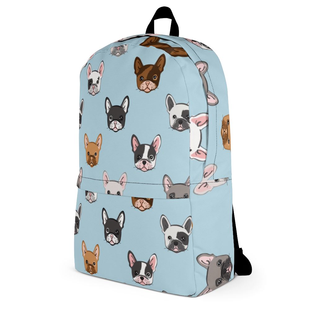 Frenchie Backpack - Baby Blue 