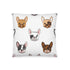Frenchie Bulldog Accent Pillow 18×18 