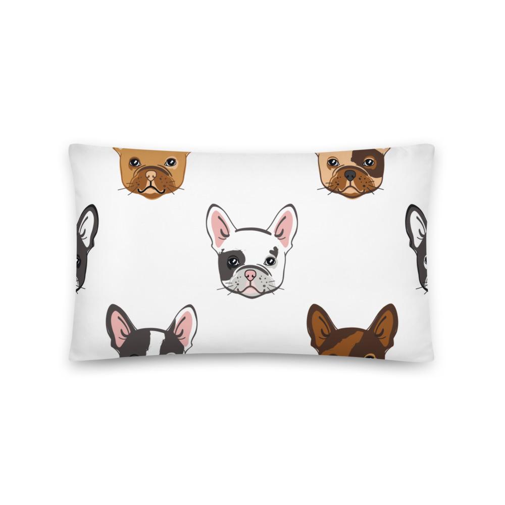 Frenchie Bulldog Accent Pillow 20×12 