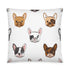 Frenchie Bulldog Accent Pillow 22×22 