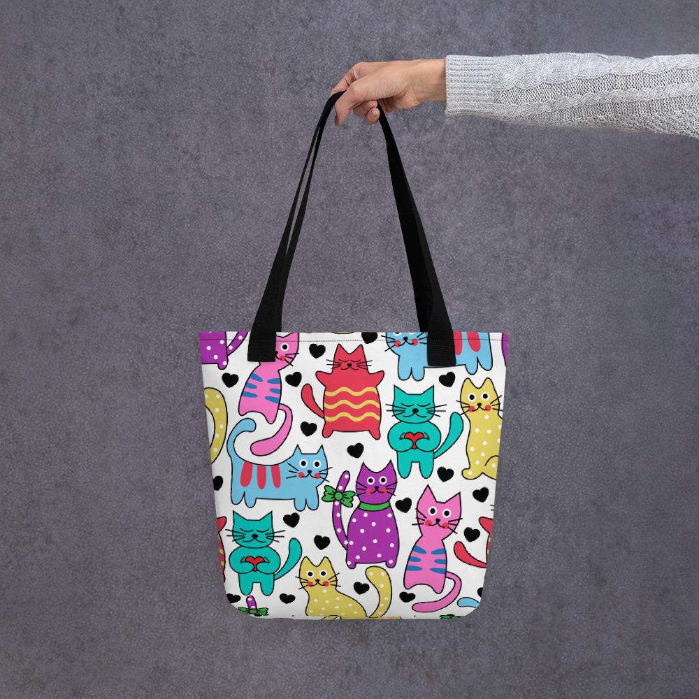 Colorful Cats Tote bag 