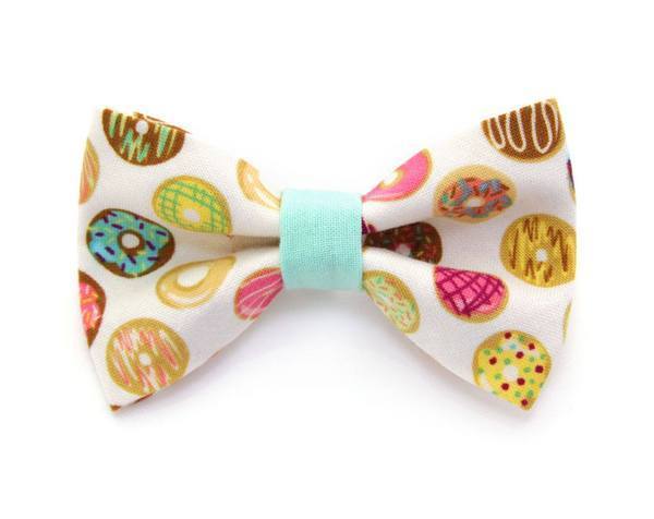 Pet Bow Tie - Frosted Donuts Cat Collars 