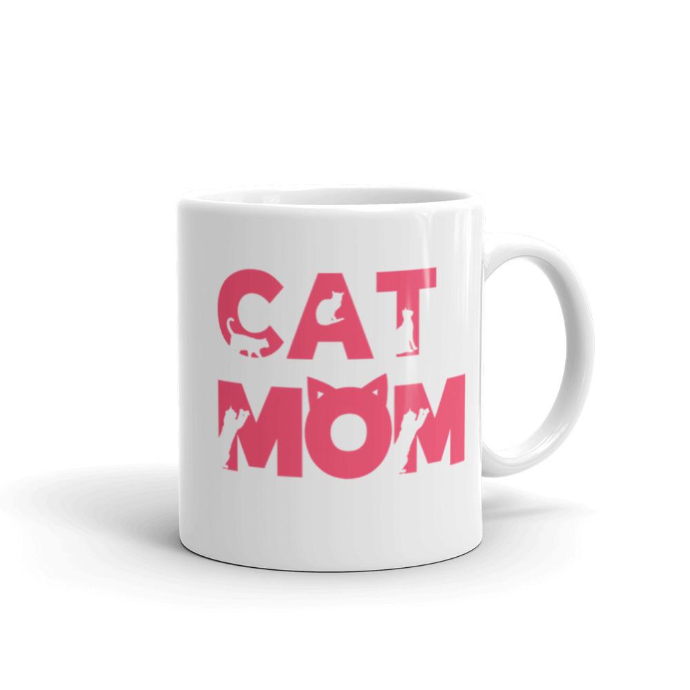 Cat Mom - Pink Mug Mugs 11oz 