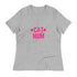 Cat Mom Relaxed T-Shirt Athletic Heather S 