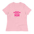 Dog Mom Relaxed T-Shirt Pink S 